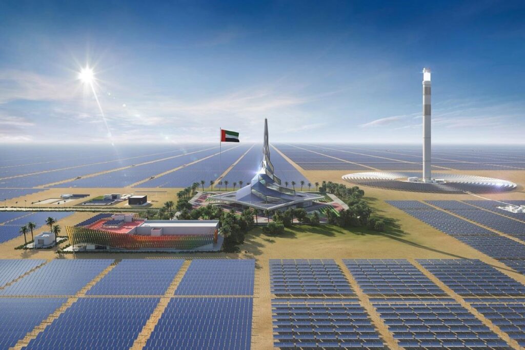 معرفی نیروگاه های خورشیدی امارات